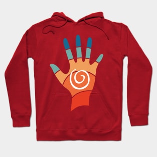 Artsy colored hand Hoodie